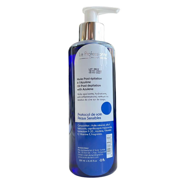 LE PROFESSIONNEL HUILE POST EPILATOIRE A L AZULENE 250ML