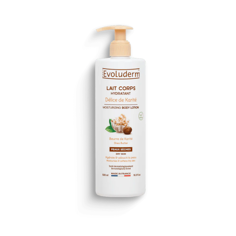 EVOLUDERM LAIT CORPS DELICE DE KARITE 500ML