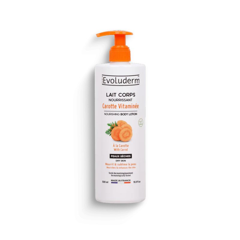 EVOLUDERM LAIT CORPS NOURRISSANT CAROTTE 500ML