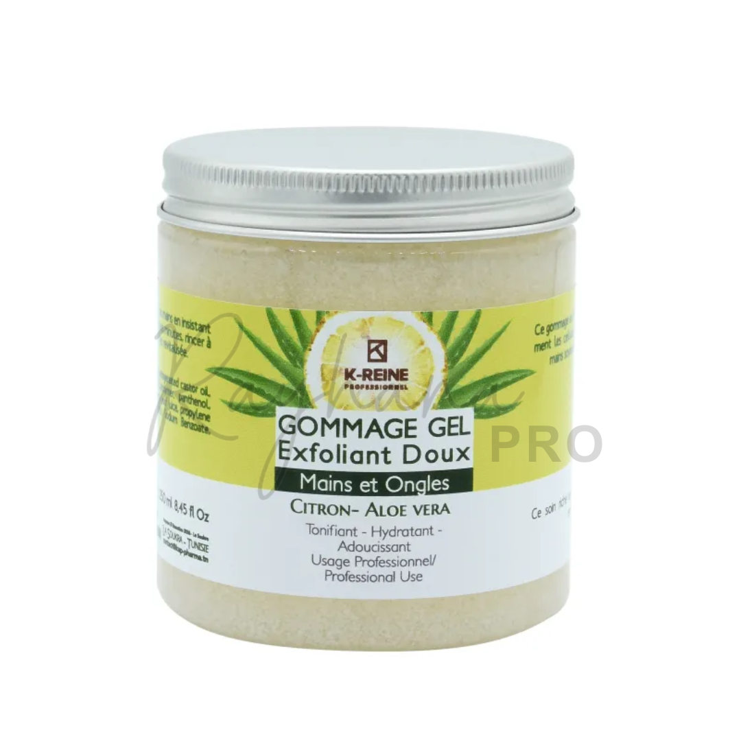 K-REINE GOMMAGE GEL MAINS CITRON ALOE 250 ML