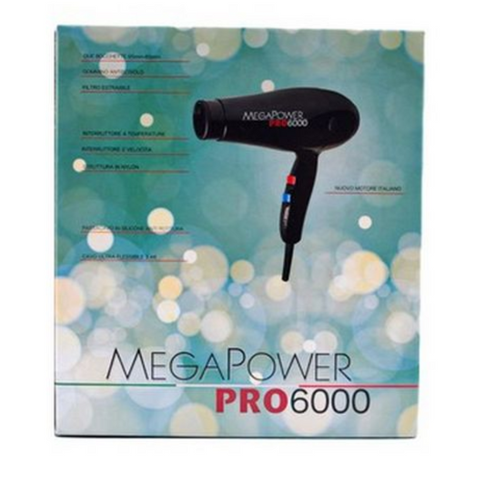 MEGAPOWER Pro 6000 Sèche cheveux 2000W