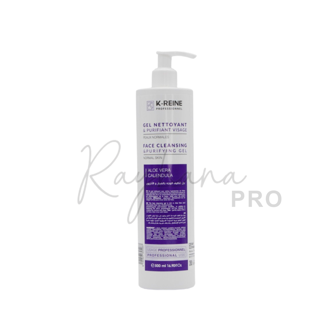K-REINE Gel Nettoyant Purifiant Pour Visage Aloe Vera Calendula - 1000ml