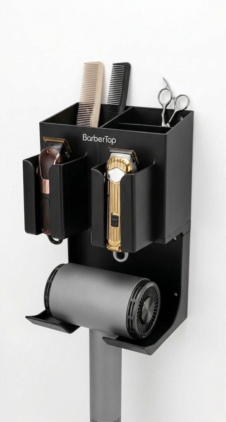 SUPPORT DE RANGEMENT MURAL BARBER TOP