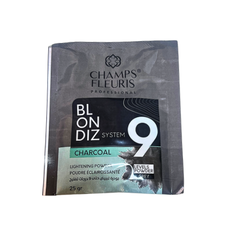 CHAMPS FLEURIS POUDRE DECOLORANTE CHARCOAL 9 TONS 400GR