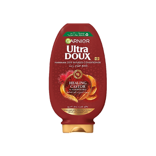 ULTRA DOUX APRES SHAMPOING GUERISSEUR HUILE DE RICIN 200ML