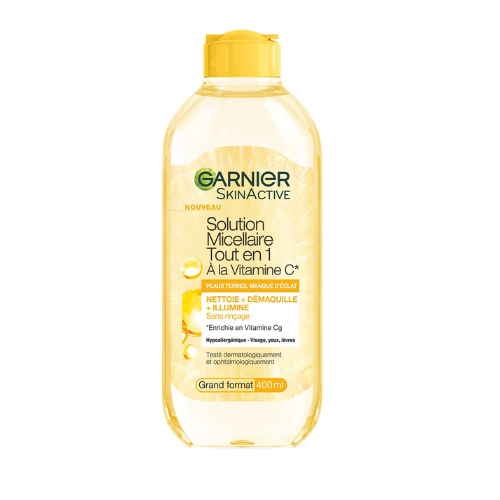 GARNIER SOLUTION MECELAIRE A LA VITAMINE C 400ML