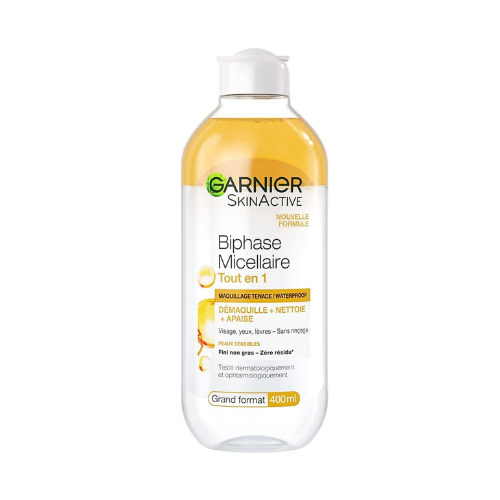 GARNIER SOLUTION MECELAIRE BIPHASE TOUT EN 1 WP 400ML