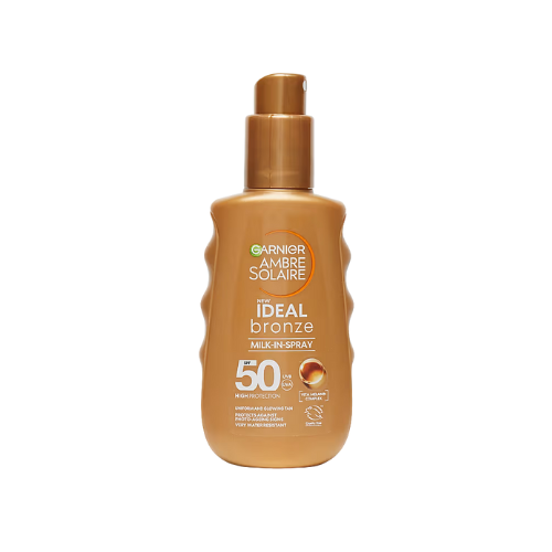 GARNIER AMBRE SOLAIRE SPRAY 150ML SPF50+ IDEAL BRONZE