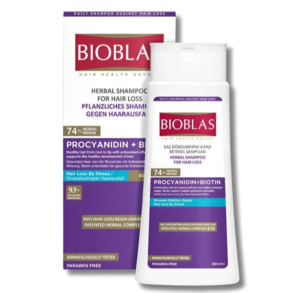 BIOBLAS SHAMPOING PROCYANIDIN BIOTIN 360ML