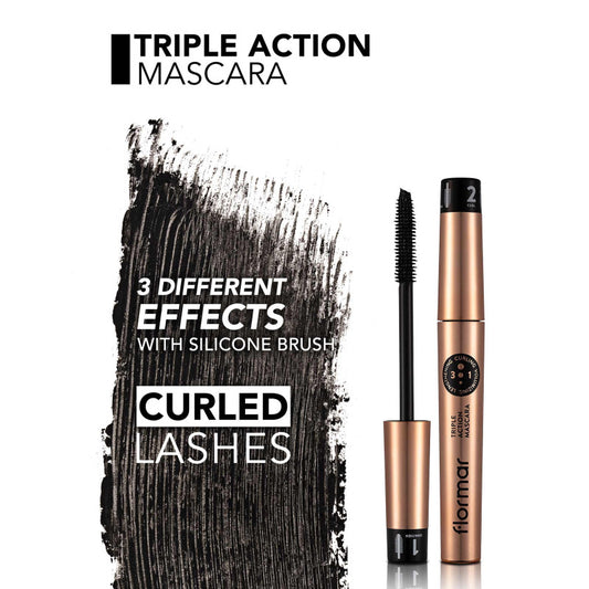 FLORMAR Triple Action Mascara