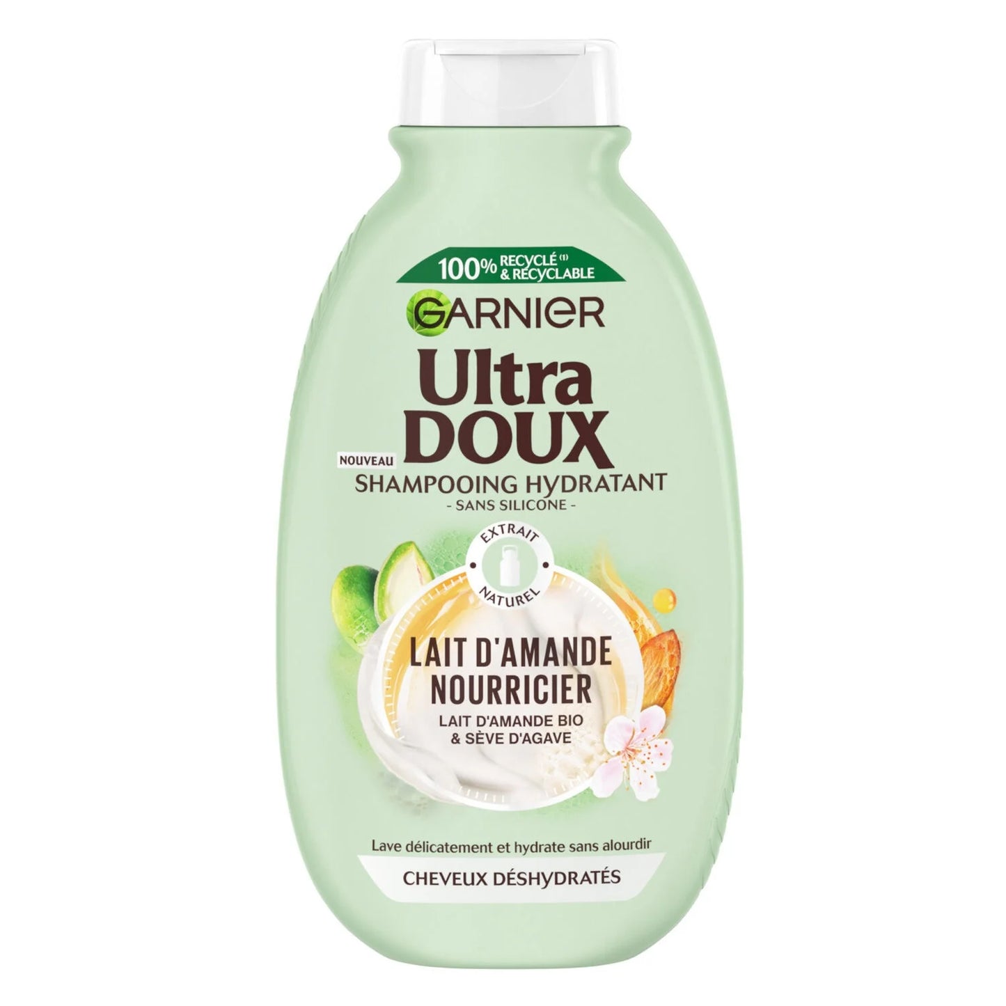 GARNIER ULTRA DOUX SHAMPOING LAIT D'AMANDE 250ML