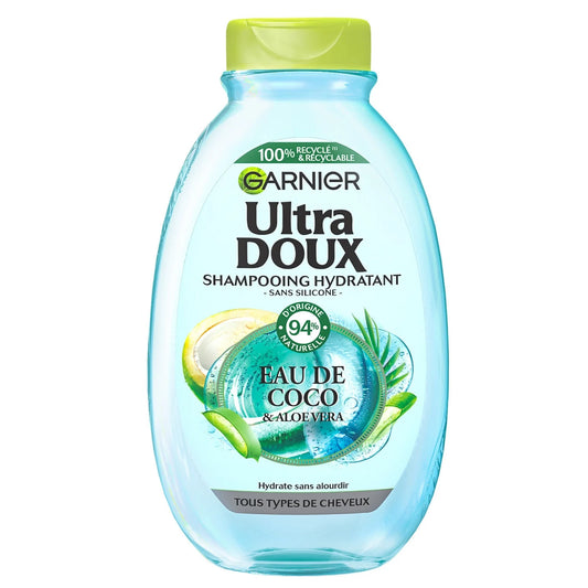 GARNIER ULTRA DOUX SHAMPOING EAU DE COCO 250ML