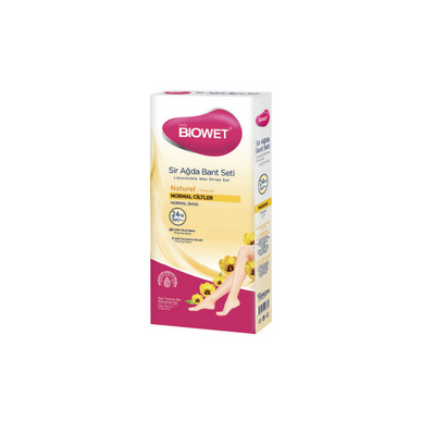 Biowet Wax Body Strips - NATUREL - 24 Pcs