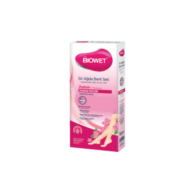 Biowet Wax Body Strips - ROSE - 41 Pcs