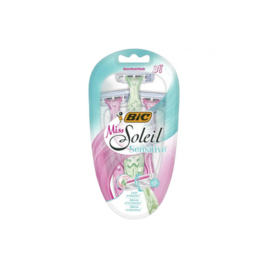 BIC Rasoir jetable soleil sensitive miss - le paquet de 3 rasoirs