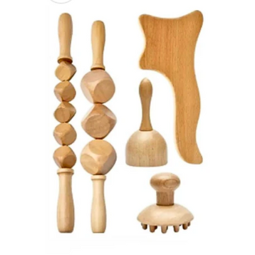 Kit 5 pièces Madérothérapie en bois Institut Pro