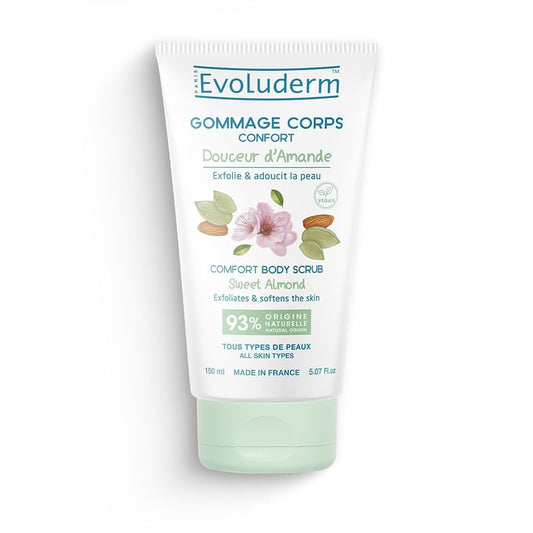 EVOLUDERM GOMMAGE CORPS DOUCEUR D AMANDE 150ML