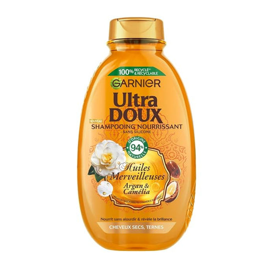 GARNIER ULTRA DOUX SHAMPOING HUILE MERVEILLEUSES 250ML