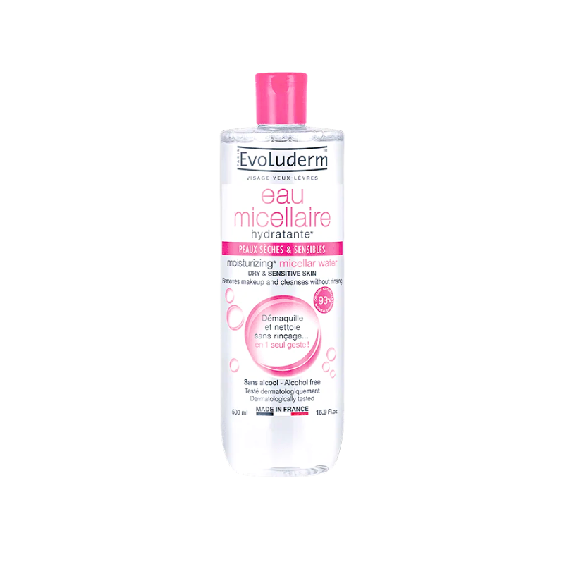EVOLUDERM EAU MECELLAIRE PEAUX SECHES ET SENSIBLES
