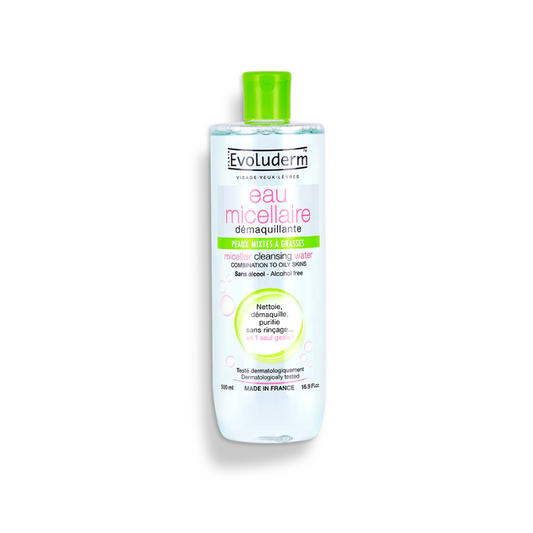 EVOLUDERM EAU MECELLAIRE PEAUX MIXTES A GRASSES