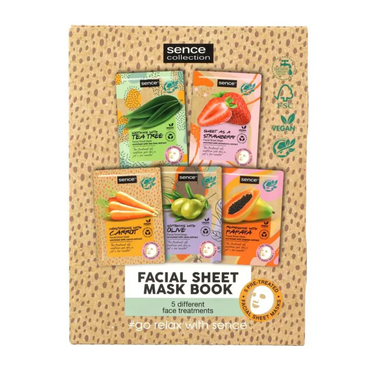 SENCE Facial Sheet Mask Book - 5 masks