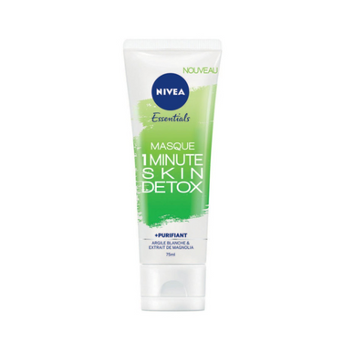 NIVEA masque 1 minute skin detox et purifiant essentials 75 ml