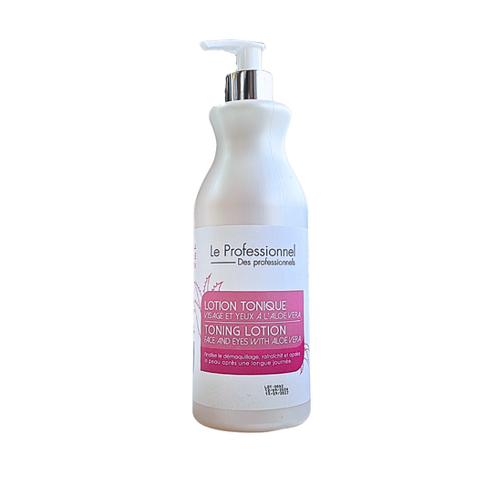 LE PROFESSIONNEL LOTION TONIQUE VISAGE ET YEUX A L ALOE VERA 500ML