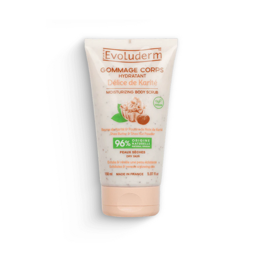 EVOLUDERM GOMMAGE CORPS DELICE DE KARITE 150ML