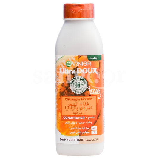 GARNIER ULTRA DOUX APRES SHAMPOING HAIR FOOD PAPAYE 350ML	 GARNIER ULTRA DOUX APRES SHAMPOING HAIR FOOD PAPAYE 350ML