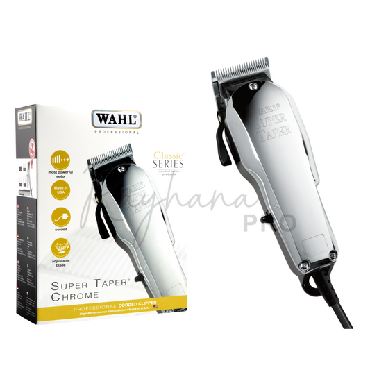 WAHL SUPER TAPER CHROME CORDED CLIPPER
