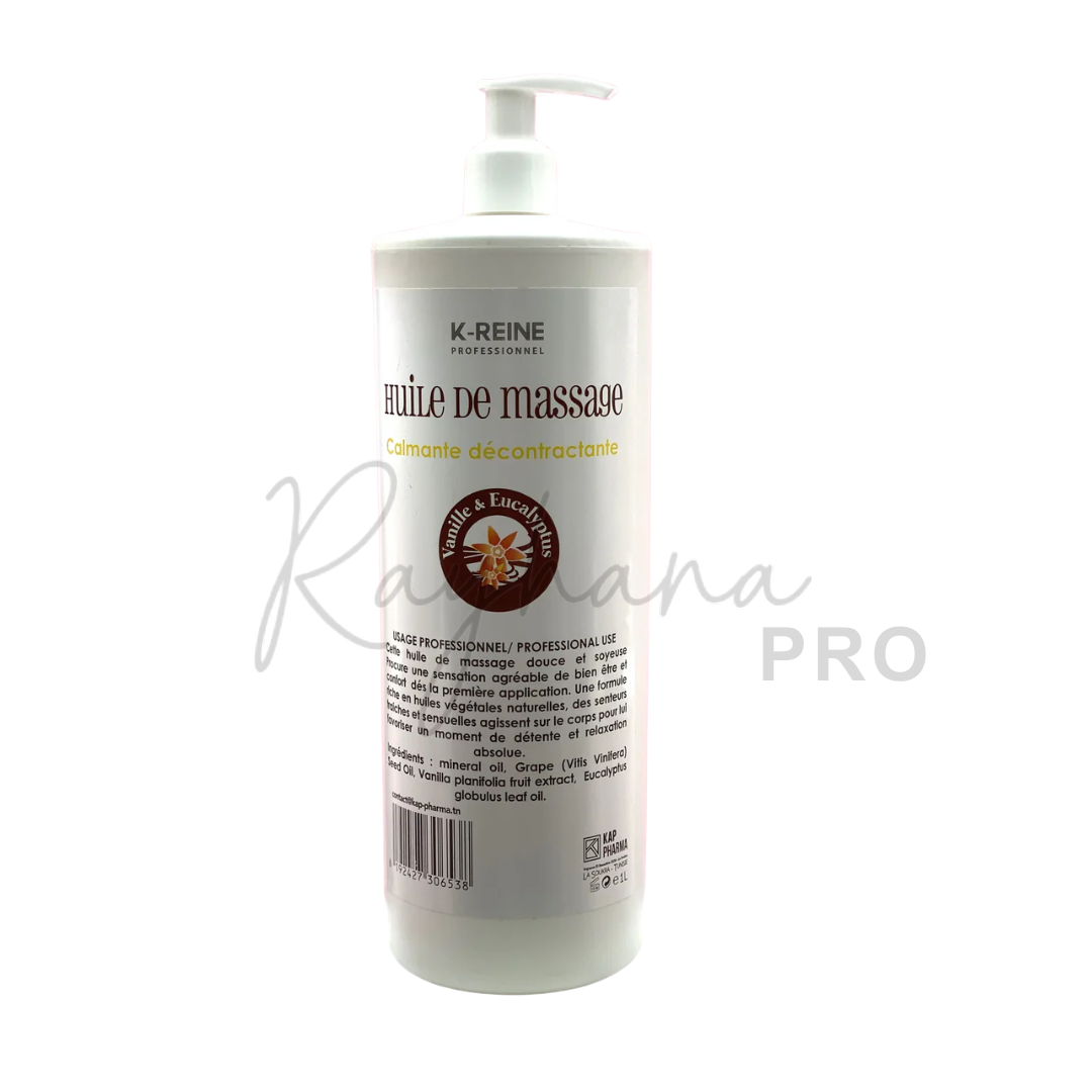 K-REINE HUILE DE MASSAGE EUCALYPTUS VANILLE