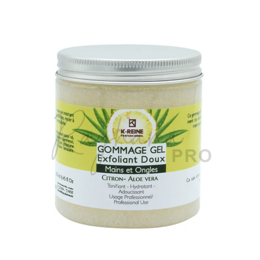 K-REINE GOMMAGE GEL MAINS CITRON ALOE 250 ML