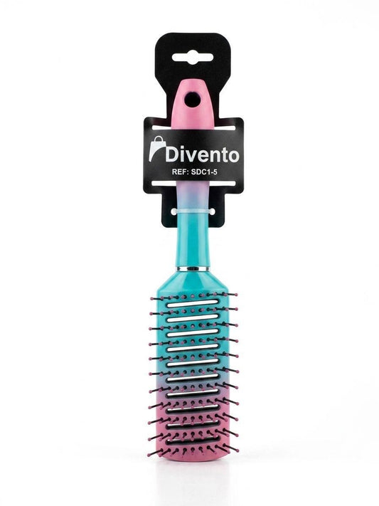 BROSSE A CHEVEUX DEMELANTE VENTILEE EN PLASTIQUE AVEC PICOTS A EMBOUTS