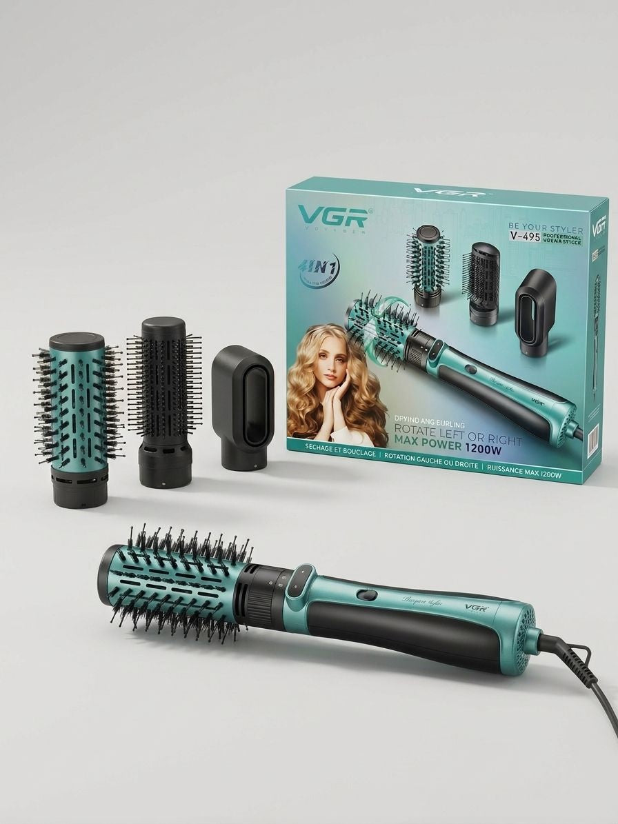 VGR PRO BROSSE CHAUFANTE ROTATIVE 4IN1 V-495