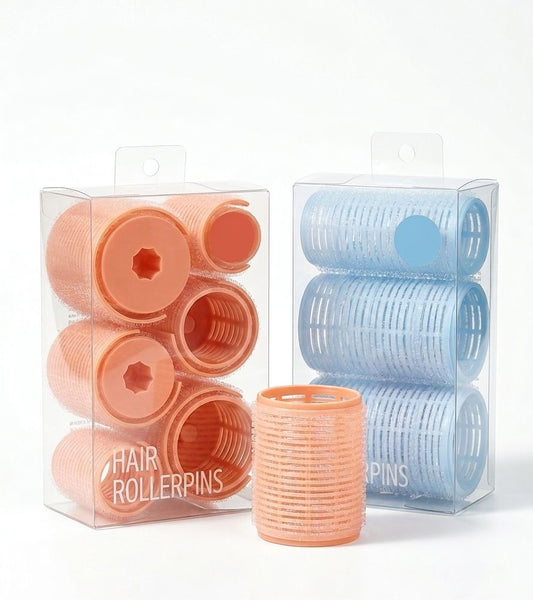 LOT DE BIGOUDIS AUTO-AGRIPPANTS 6PCS