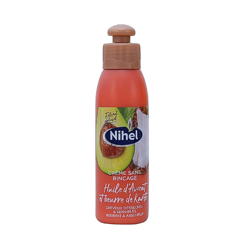 NIHEL CREME SANS RINCAGE AVOCAT+KARITE 140ML