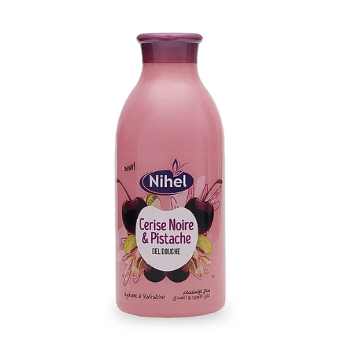 NIHEL GEL DOUCHE CERISE NOIRE + PISTACHE 500ML