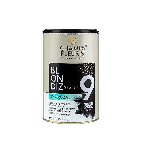 CHAMPS FLEURIS POUDRE DECOLORANTE CHARCOAL 9 TONS 400GR