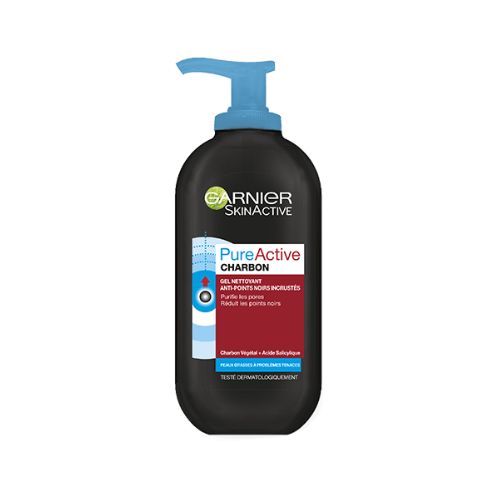GARNIER SKINACTIVE GEL NETTOYANT CHARBON 200ML