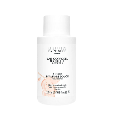 BYPHASSE LAIT CORPOREL HUILE AMANDE DOUCE 500ML NEW