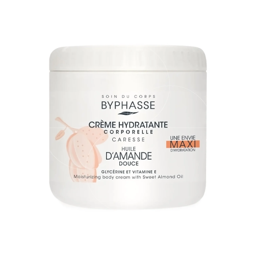 BYPHASSE CREME HYDRATANTE CORPORELLE HUILE AMANDE 500ML