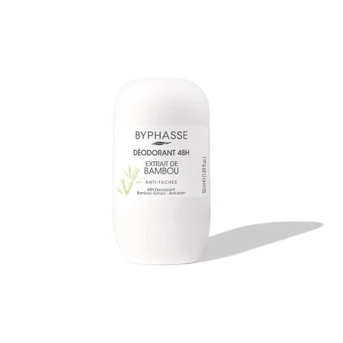 BYPHASSE ROLL ON DEO ANTI TACHE EXTRAIT DE BAMBOU 50ML