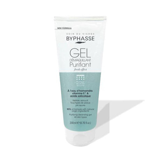 BYPHASSE GEL DEMAQUILLANT TOUS TYPES DE PEAUX 200ML NEW