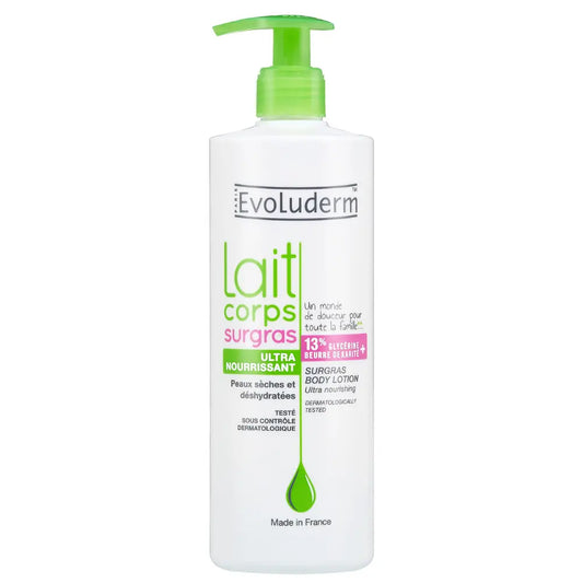 EVOLUDERM LAIT CORPS SURGRAS PEAUX SECHES 500ML