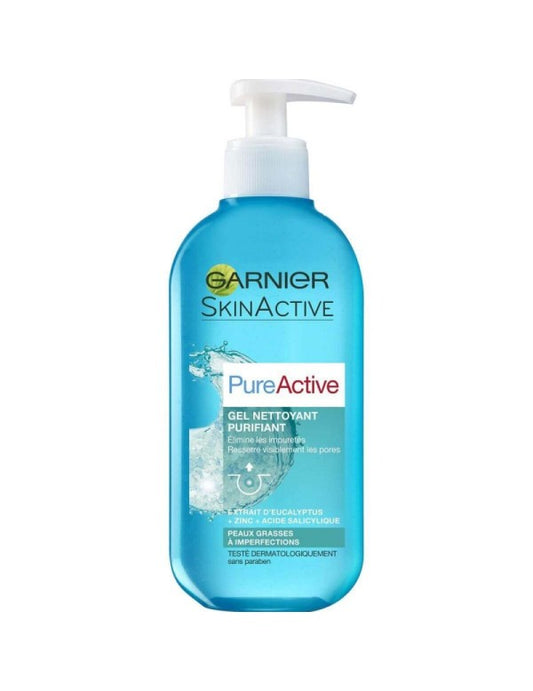 GARNIER SKINACTIVE GEL NETTOYANT PURIFIANT 200ML