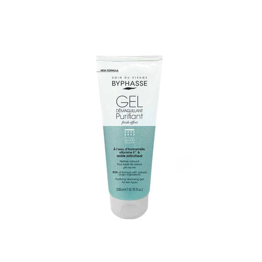 BYPHASSE GEL DEMAQUILLANT TOUS TYPES DE PEAUX 200ML NEW