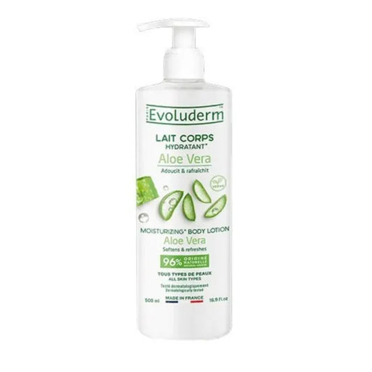 EVOLUDERM LAIT CORPS ALOE VERA 500ML
