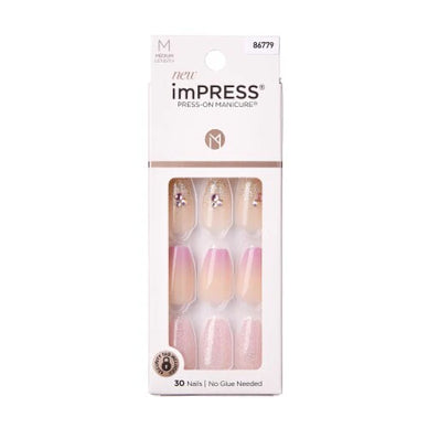 KISS ImPRESS Press-On Manicure - IMM17C May Flower - Taille M