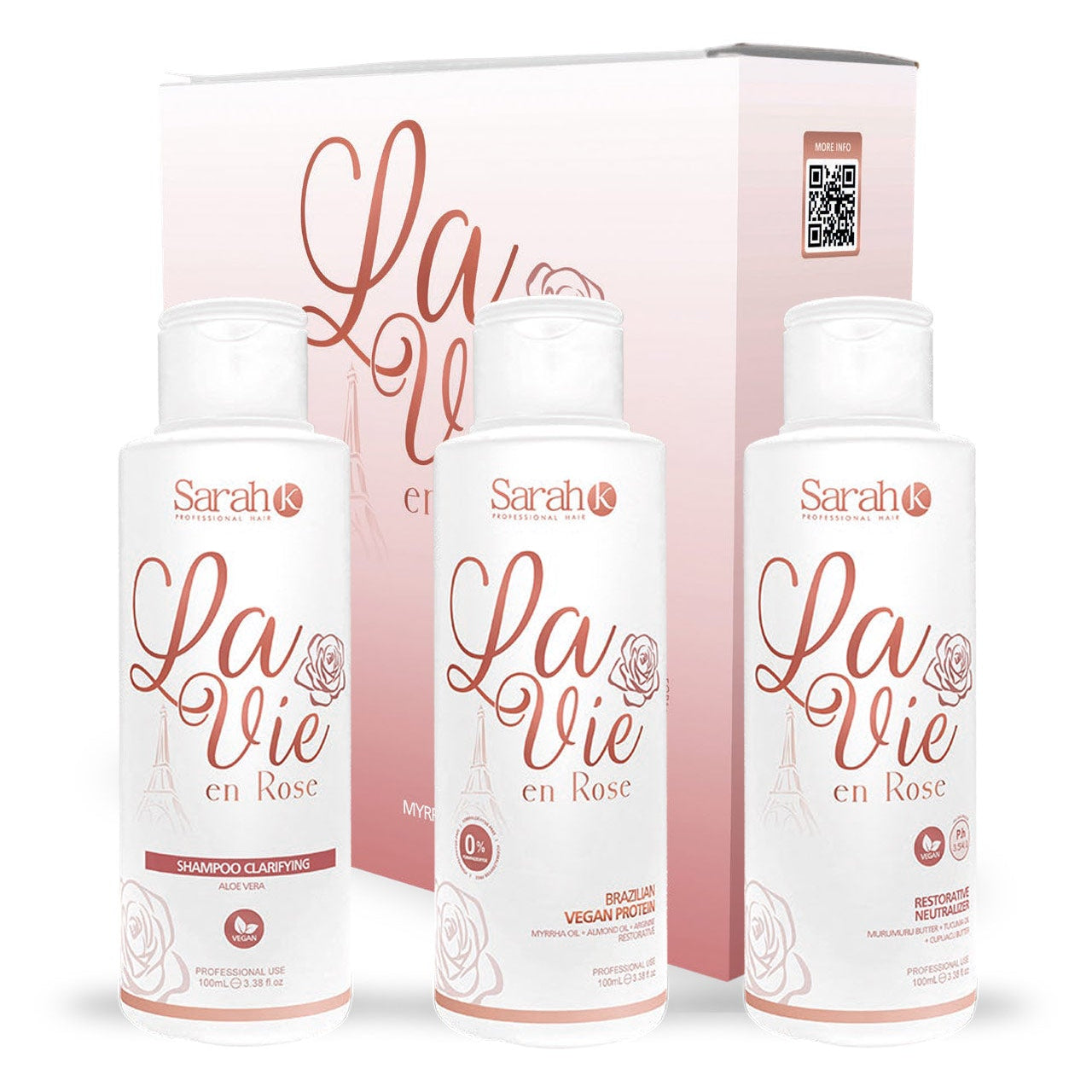 SARAHK K MINI KIT LA VIE EN ROSE 100ML