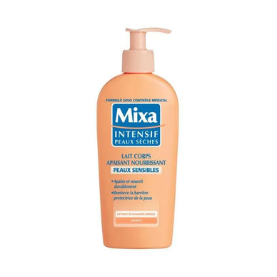 MIXA Intensif Peaux Sèches Sensibles Lait Corps Apaisant et Nourrissant - 250 ml